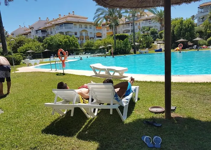 Apartman Puerto Banus 2 Rooms, 4 Personas Bajo Con Jardin Marbella